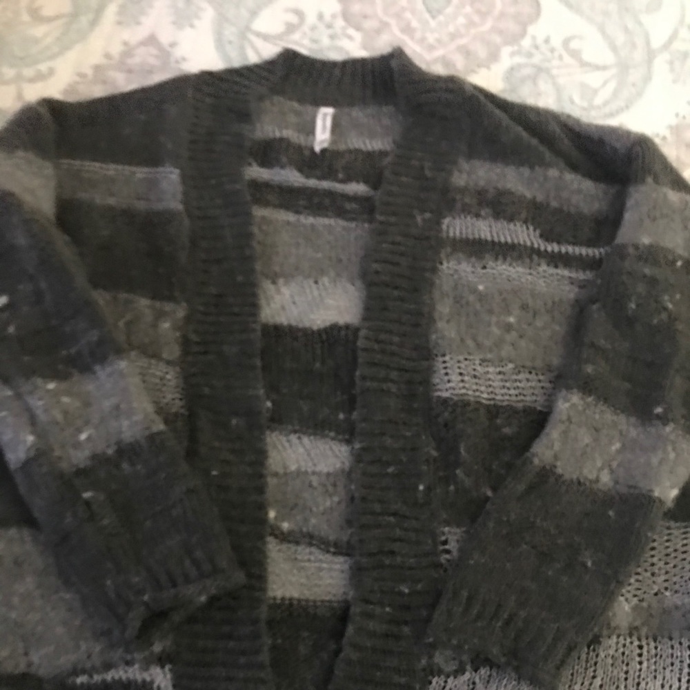 Shades of Grey knit sweater